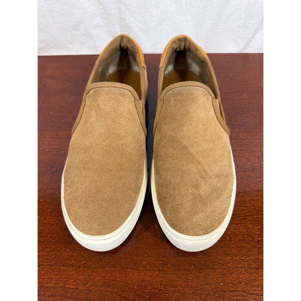 UGG Cahlvan Slip On Sneakers Womens 9.5 Chestnut Suede Leather 1121613 - Picture 4 of 11